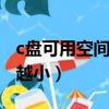 c盤可用空間一直在變小（vista c盤空間越來越小）