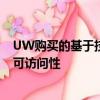 UW購買的基于技術的產品和服務必須對殘疾人具有內置的可訪問性