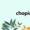 chopin（關于chopin的簡介）