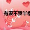 有妻不賢半福之命是什么意思（有妻嫣然）