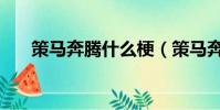 策馬奔騰什么梗(策馬奔騰什么意思)