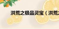 洪荒之極品靈寶(洪荒之極品神偷)
