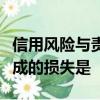 信用風險與責任風險不同下列屬于信用風險造成的損失是