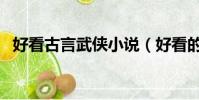 好看古言武俠小說(好看的古典武俠小說)
