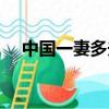 中國一妻多夫制新聞（一妻多夫制新聞）