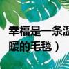 幸福是一條溫暖的毛毯觀后感（幸福是一條溫暖的毛毯）