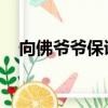 向佛爺爺保證閱讀（向佛爺爺保證 喜了）