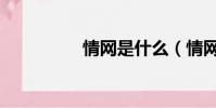 情網是什么(情網部落)