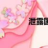 泄露國家秘密罪立案（泄漏）