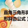 直角三角形斜邊公式是幾年級學的（直角三角形斜邊公式）