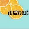 雨后彩虹的說說發朋友圈（雨后彩虹）