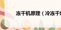 凍干機原理(冷凍干燥機原理)