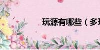 玩源有哪些(多玩源)