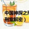 中國神探之刑案解密1劇情介紹（中國神探之刑案解密）