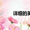 詳細的英文形容詞（詳細的英文）