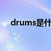 drums是什么意思（drum是什么意思）