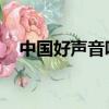 中國好聲音唱哭全場（中國好聲音 趁早）