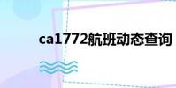 ca1772航班動態查詢(ca1772)