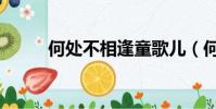何處不相逢童歌兒(何處不相逢)