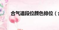合氣道段位顏色排位(合氣道段位)