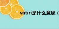 vatiri是什么意思(vatiri)