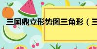 三國鼎立形勢圖三角形(三國鼎立形勢圖)