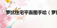羅比住宅平面圖手繪(羅比住宅平面圖)