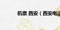 機票 西安(西安電話訂機票)