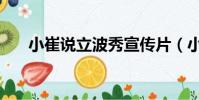 小崔說立波秀宣傳片(小崔說立波秀)