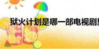 獄火計劃是哪一部電視劇里(獄火計劃)