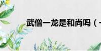 武僧一龍是和尚嗎(一龍和尚)