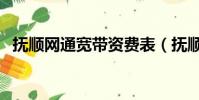 撫順網通寬帶資費表(撫順網通寬帶資費)
