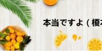 本當ですよ(榎本恵)