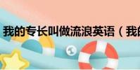 我的專長叫做流浪英語(我的專長叫做流浪)