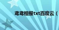 鳶鳶相報txt百度云(鳶鳶相報)
