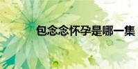 包念念懷孕是哪一集(包念念)