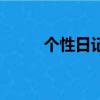 個性日記本設計封面（個性日記）
