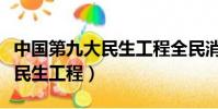 中國第九大民生工程全民消費網(中國第九大民生工程)