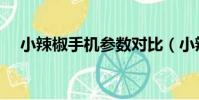 小辣椒手機參數對比(小辣椒手機參數)