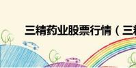 三精藥業股票行情(三精制藥股吧)
