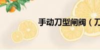 手動刀型閘閥(刀閘閥)