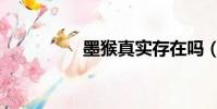 墨猴真實存在嗎(墨猴)