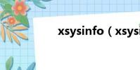 xsysinfo(xsysinfo)
