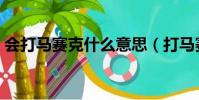 會打馬賽克什么意思(打馬賽克是什么意思)