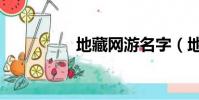地藏網游名字(地藏網)