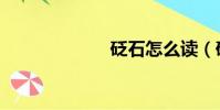 砭石怎么讀(砭)