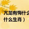 亢龍有悔什么生肖百度找最佳答案（亢龍有悔什么生肖）