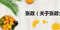 張政(關于張政介紹)