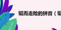 鋌而走險的拼音(鋌而走險)