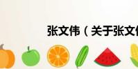 張文偉(關于張文偉介紹)